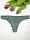 Zöld mintás pamut spandex tanga
