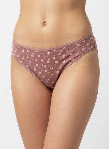Mintás pamut spandex tanga