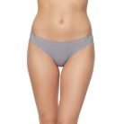 Szürke színű rugalmas lézervágott tanga