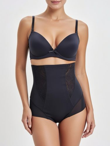 Csipkés magasított karcsúsító tanga