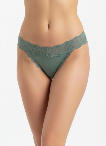  Zöld time csipkés tanga