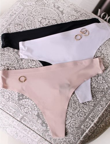 Just a a hint púder színű lézervágott tanga