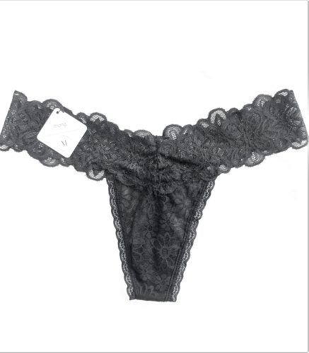 Nothing fekete csipkés tanga