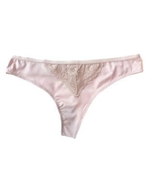 Got it csipkés rose púderes tanga
