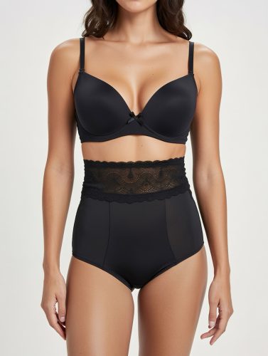 Contour fekete színű tanga fazonú alakformáló bugyi