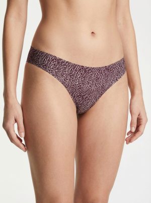 On the edge burgundi mintás tanga