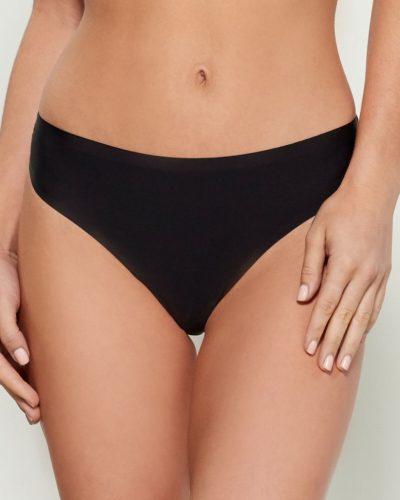 Caroline fekete soft tanga