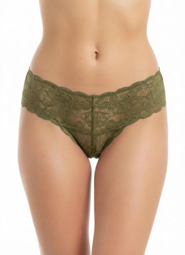 Cross zöld csipkés fűzős tanga