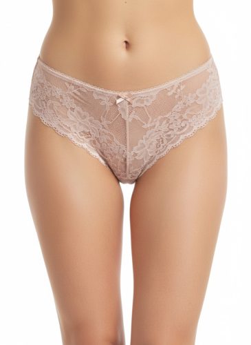 In spot rózsaszín csipkés brazil tanga