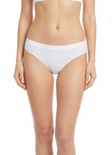 Jacquard fehér tanga