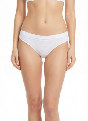 Jacquard fehér tanga