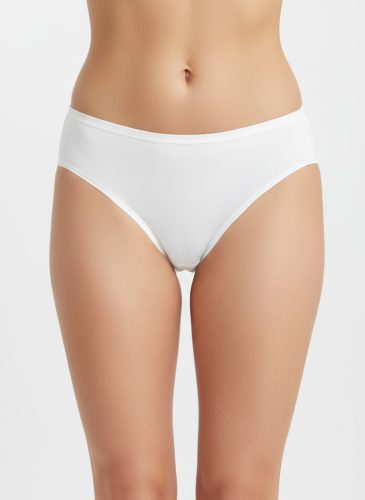 Essential fehér pamut bikini bugyi