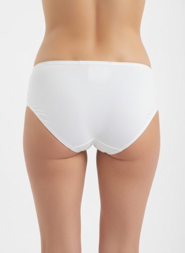 Essential fehér pamut bikini bugyi