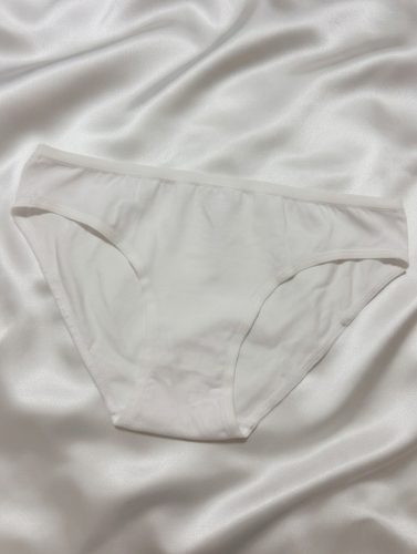 Essential fehér pamut bikini bugyi