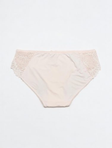 Chloe rózsaszín csipkés plus size bugyi