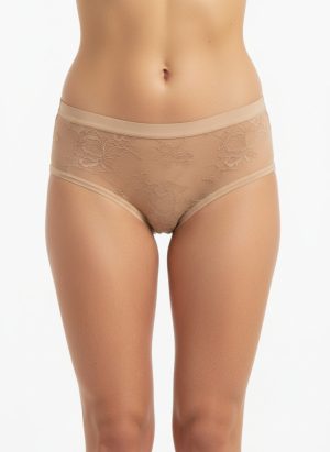 LF testszínű csipkés hipster