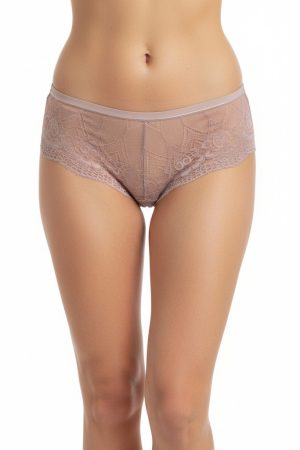 Embrace sötét púder csipkés bugyi