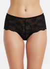 Red carpet fekete csipkés hipster tanga