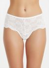 Red carpet Fehér csipkés hipster tanga