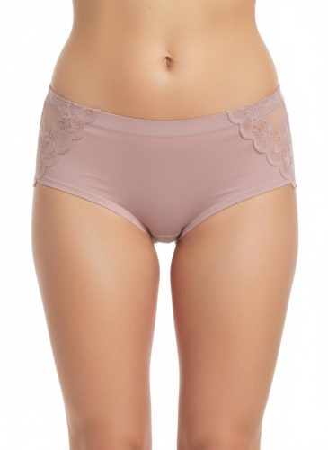 Betty púder színű lézervágott hipster