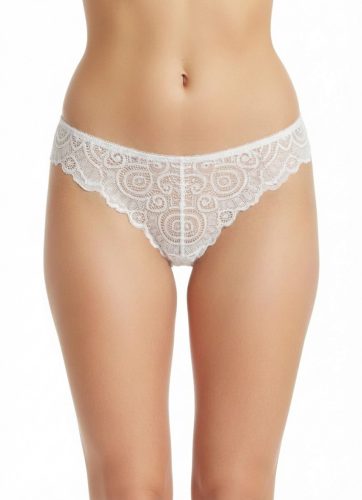 Back to Fehér csipkés brazil tanga