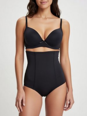 Fitting fekete magasított alakformáló bugyi