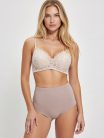 Tummy púder színű magasított bugyi