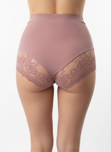 Light púder színű  csipkés magasított bugyi