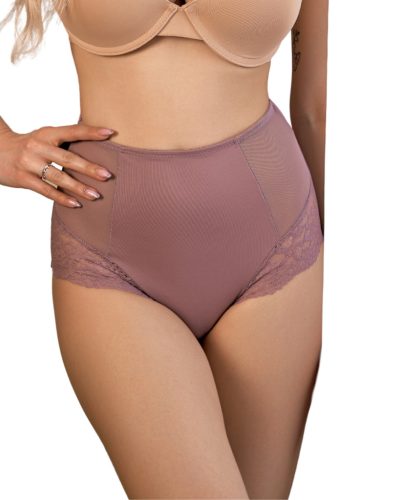 Beauty lace púder színű magasított alakformáló bugyi