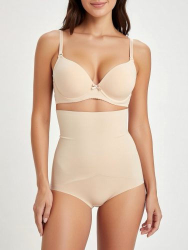 Smooth testszínű magasított alakformáló bugyi