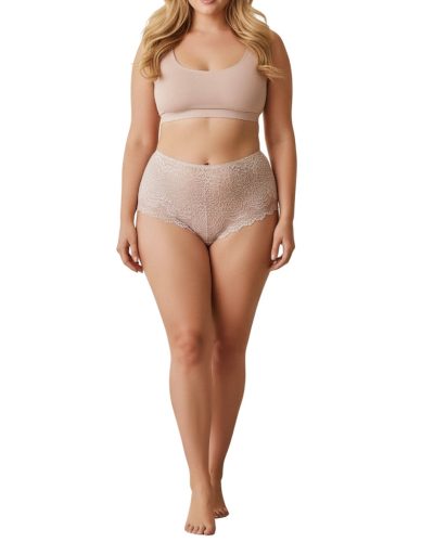 Marla pasztell csipkés plus size hipster