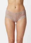 Lace bark színű csipkés boyshort