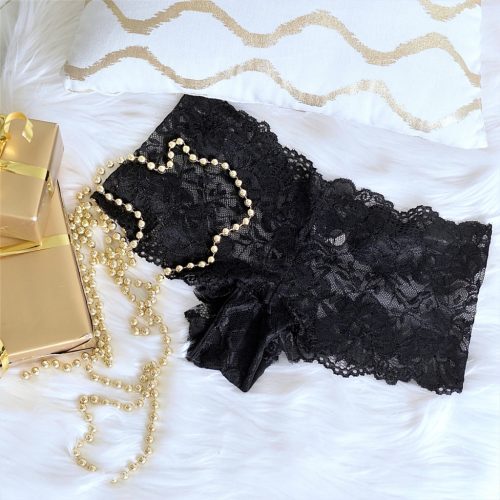 Lace rugalmas csipkés boyshort