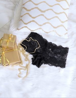 Lace plus size boyshort