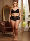 Lace plus size boyshort