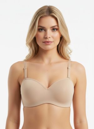 Testszínű melltartó négy viselési változattal