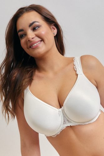 Exkluzív PERFECT-FIT ivory csipkés melltartó