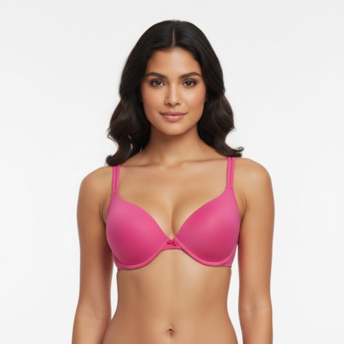 Rózsaszín színű melltartó alaktartó kengyellel