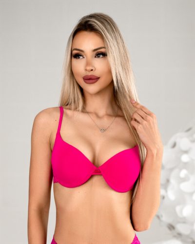 Rózsaszín színű melltartó alaktartó kengyellel