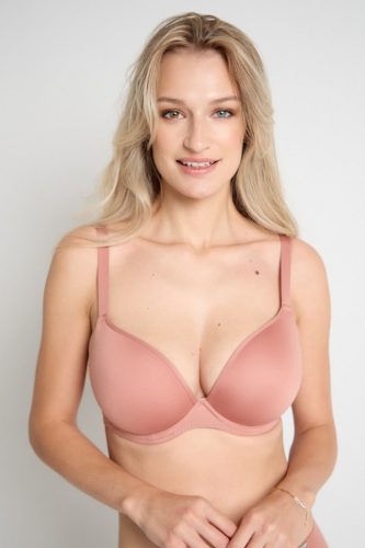 Réz színű vékony szivacsos Top-Fit szabású melltartó