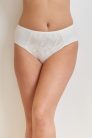 Exkluzív ivory nyomott csipkés klasszikus bugyi