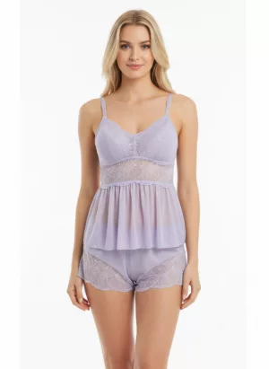 Tidal csipkés hálóruha short szett