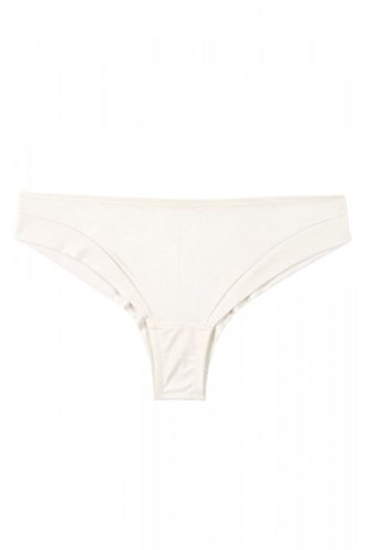 Exkluzív ivory nyomott csipkés brazil bugyi