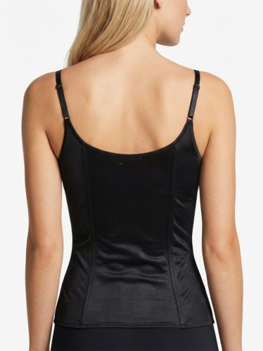 Elől cipzáros leopárd alakformáló felső, variálható pántokkal