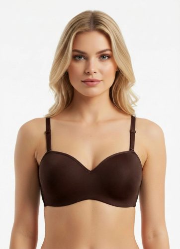 Barna melltartó négy viselési változattal