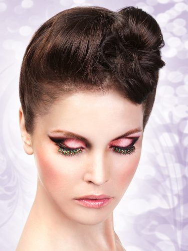 Starlight edition műszempilla ragasztóval Black/Red/White No.507