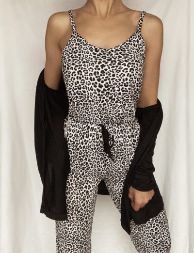 Exkluzív soft 3 részes capri pizsama szett