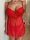 Heart csipkés plus size kombiné szett