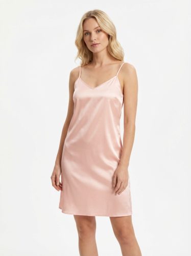 Shine rózsaszín szatén kombiné