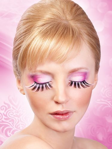 Magic colors műszempilla ragasztóval Rózsaszín/Black